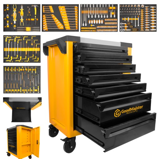 ИНСТРУМЕНТАЛЬНАЯ ТЕЛЕЖКА ДЛЯ МАСТЕРСКОЙ 258-EL GoodMajster Machinery GMM-TB706
