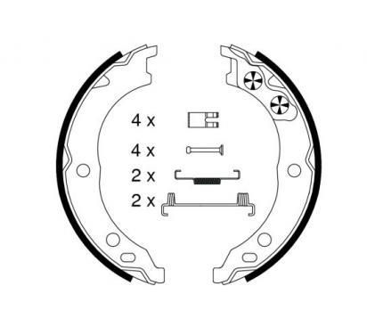 Комплект гальмівних колодок FIAT DUCATO 98-02 CITR Textar 91064800