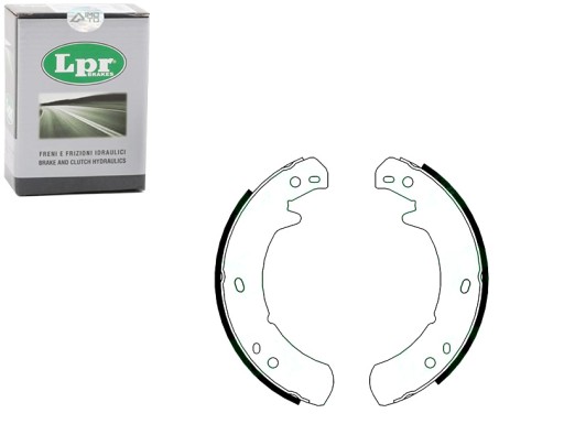 01029 - ГАЛЬМІВНІ КОЛОДКИ KPL ЗАДНІ LAND ROVER 90 І DEFENDER DISCOVERY І