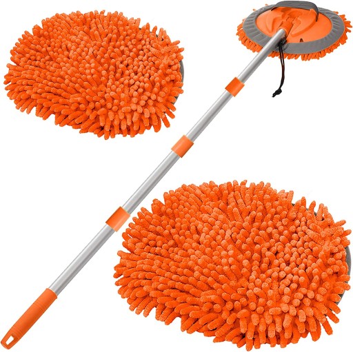 Щітка для миття автомобіля 2 в 1 2x головка Швабри