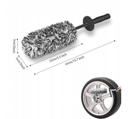 ЩІТКА З МІКРОФІБРИ ДЛЯ МИТКА КОЛІС І ДІСІВ 40СМ