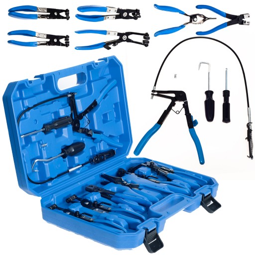 ПЛОСКОГУБЦЫ ДЛЯ ХОМУТОВ НАБОР 9-EL.