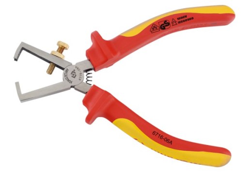 Плоскогубці для зачистки проводів 160 мм King Tony