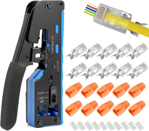 ЩІПЦІ ДЛЯ МЕРЕЖЕВИХ ГНЕЗДІВ CAT5 ЩІПЦІ 7