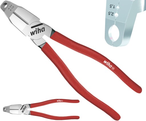 МОНТАЖНІ БОКОЛОГІБКИ STEEL TRICUT CLASSIC 170 мм WIHA