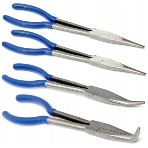 ЩИПЦІ КОМБІКРАТА ДОВГІ ПРЯМІ ЗІГНУТІ 280 ММ