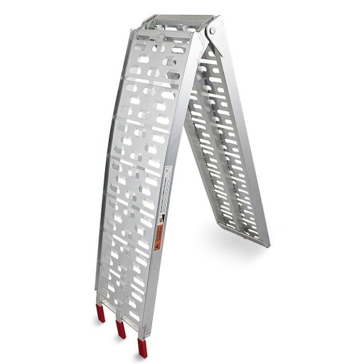 ШИРОКАЯ ДОРОГА ПАНДУСА 340КГ ОПРОКИДЫВАНИЯ АЛЮМИНИЕВАЯ С ПОЛОГИМ СПУСКОМ АЛУ