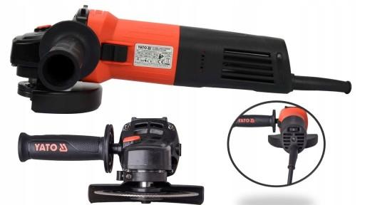 КУТОВА ШЛІФУВАЛЬНА МАШИНА 1400W 125MM З РЕГУЛЮВАННЯМ YATO