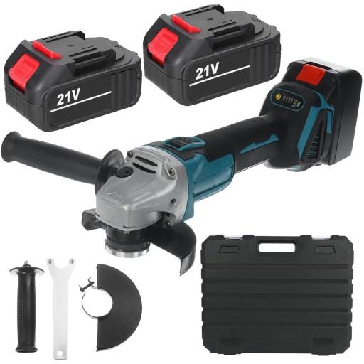 АККУМУЛЯТОРНАЯ УГЛОВАЯ ШЛИФ-МАШИНА БЕСЩЕТОЧНАЯ РЕЗИНОВАЯ 2XAKU РЕГУЛИРУЕМАЯ МОЩНАЯ