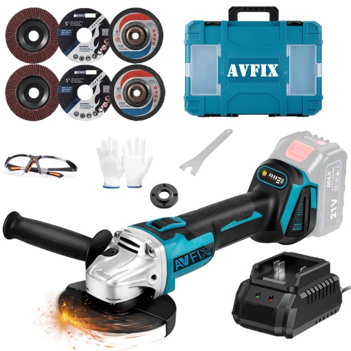Угловая шлифовальная машина RILBSTIX для Makita 21 в 1200 Вт 125 мм