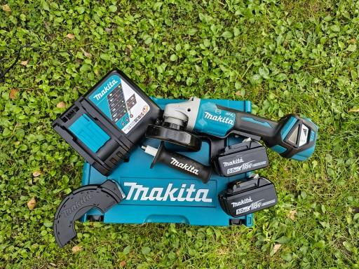 Шлифмашина MAKITA DGA517RTJ 2x5Ah с регулировкой скорости 2023 г.