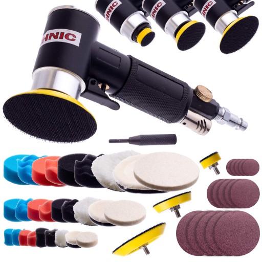 ШЛІФУВАЛЬНА МАШИНА ПНЕВМАТИЧНА ПОЛІРУВАЛЬНА МАШИНА ГУБКА ВЕТЛЬ 25ММ 50ММ 75ММ НАБІР 48ШТ.