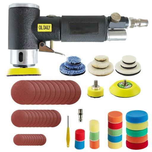 ШЛИФОВАЛЬНАЯ ПНЕВМАТИЧЕСКАЯ ПОЛИРОВАЛЬНАЯ ГУБКА МЕХОВОЙ ВОЙЛОК 25мм 50мм 75мм НАБОР