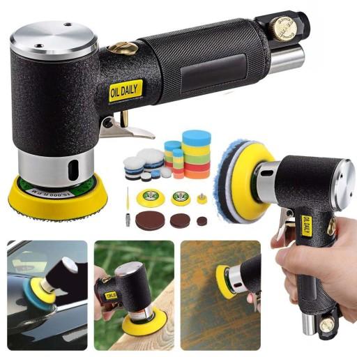 ШЛИФОВАЛЬНАЯ МАШИНА ДЛЯ АВТОПОЛИРОВКИ НАБОР ПНЕВМАТИЧЕСКОЙ ПОЛИРОВАЛЬНОЙ ГУБКИ