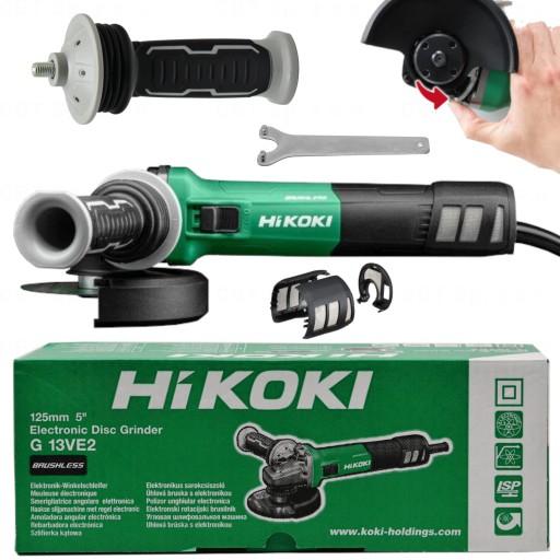 МЕРЕЖЕВА ШЛІФУВАЛЬНА МАШИНА DIAKS ANGLE ПОТУЖНИЙ БЕЗЩІТКОВИЙ ДВИГУН 125 ММ ДИСК