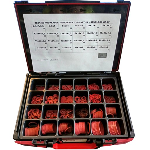 Ящик ORSY набір шайба волокна VFA 765 шт