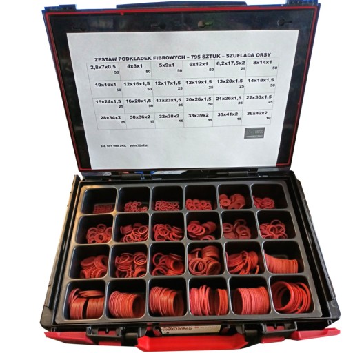 Ящик ORSY набор шайба волокна VFA 795 шт