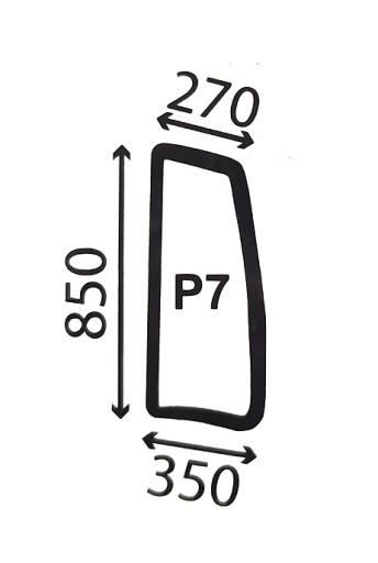 04424512 - DEUTZ AGROTRON Ж БОКОВЕ ВІКНО, ЛІВО