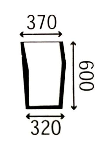 3902149M1 - ВЕТРОВОЕ СТЕКЛО MASSEY FERGUSON СЛЕВА НИЖНЕЕ