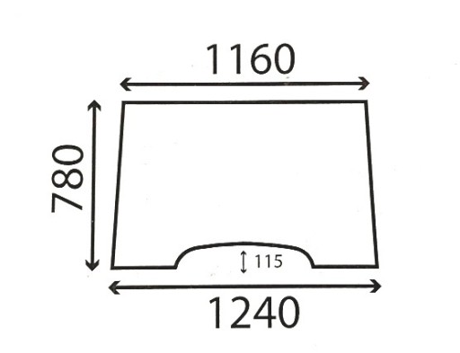 ВЕТРОВОЕ СТЕКЛО RENAULT CERES 6005028924
