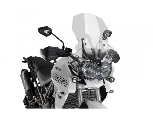 9656W - Туристичне скло PUIG TRIUMPH TIGER 800 / XC 18-19r. прозорий колір.