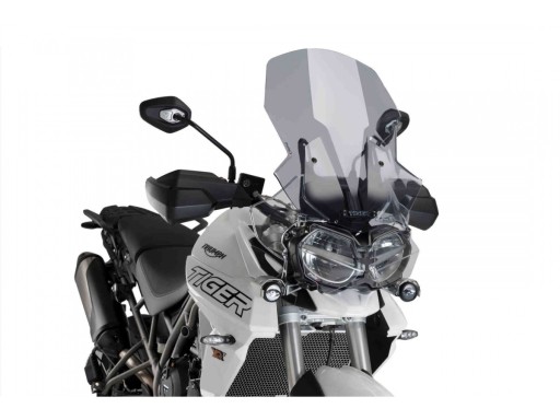 9656H - Туристичне скло PUIG TRIUMPH TIGER 800 / XC 18-19R. злегка тоноване