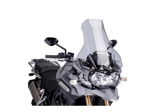 6000W - Скло TOURYSTYIK PUIG TRIUMPH Tiger EXPLORER 1200 12-15 прозорий колір.