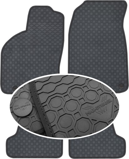 Saab 9-3 I Hatchback 1998-2002 гумові килимки PrimeLiner - Чорні