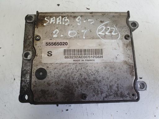 55565020 - Saab 93 9-3 II 2.0 T ЭБУ УПРАВЛЕНИЯ ДВИГАТЕЛЕМ 55565020