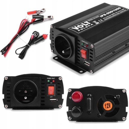 Автомобільний перетворювач напруги 12В 230В 1000Вт