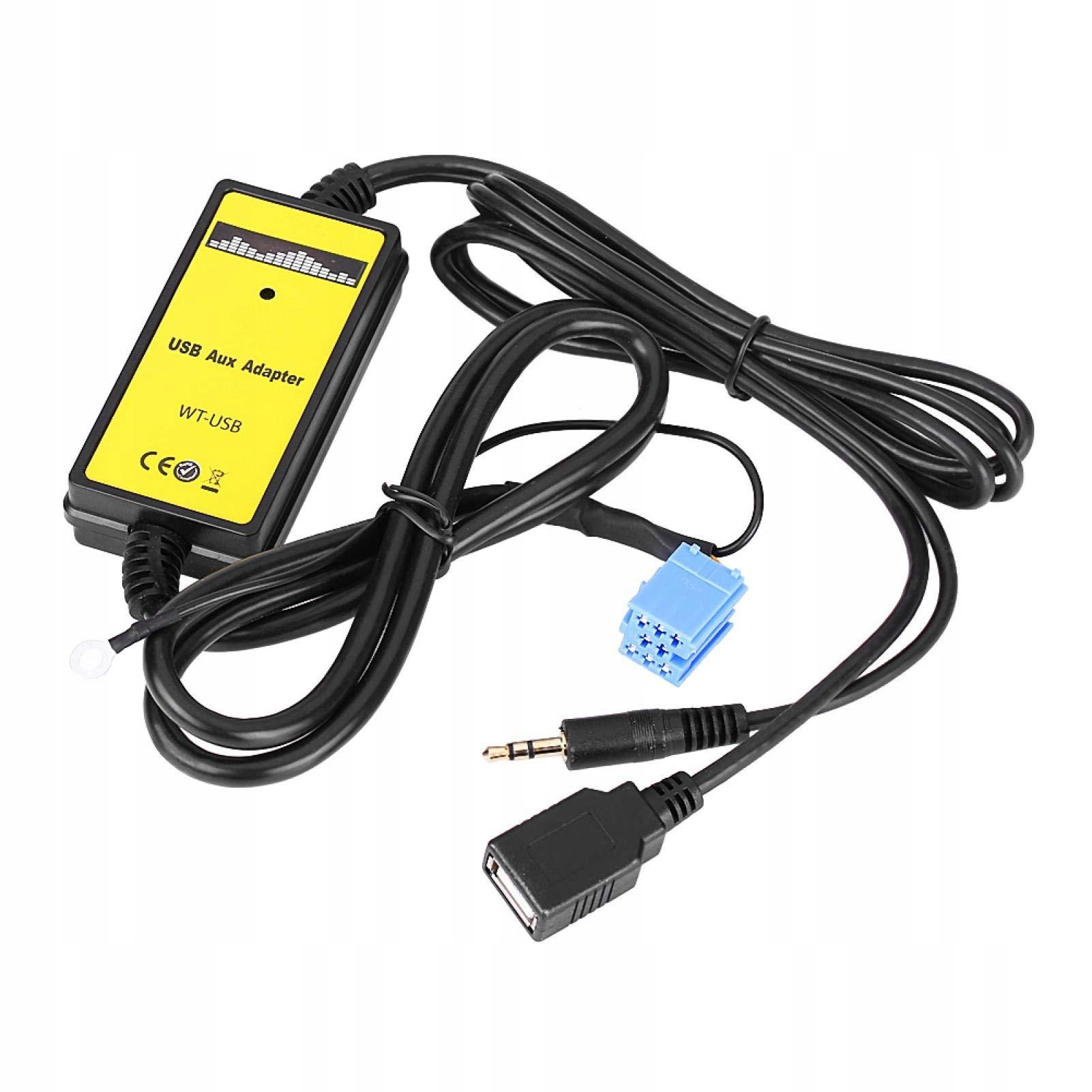 Автомобільний USB-адаптер Aux-in Qiilu