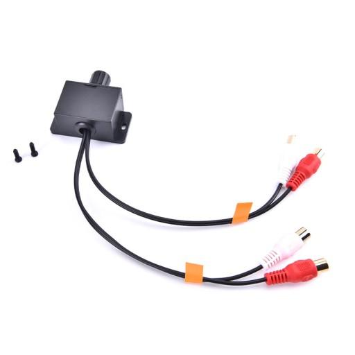 Автомобильный аудиоусилитель Bass уровня RCA remotaln