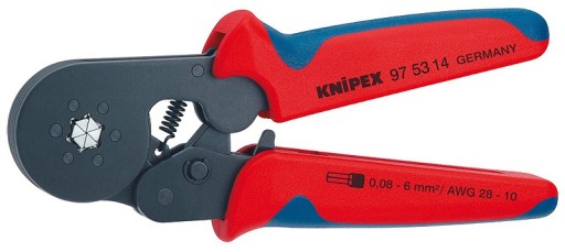 Кліщі для обтиску втулок Knipex 180 мм саморегульовані