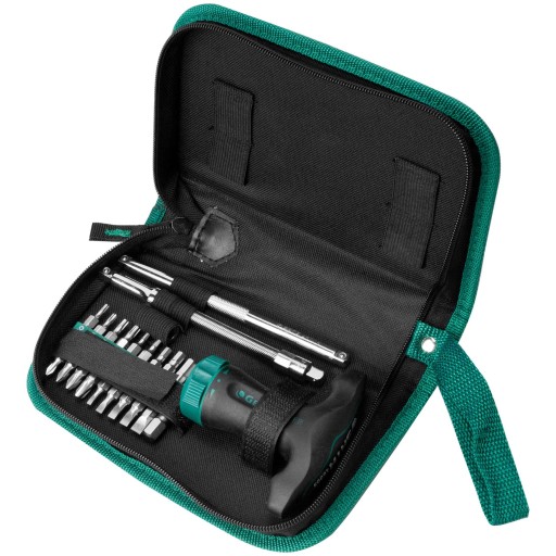 Отвертка-шестерня Sata со сменными битами, 24 шт.