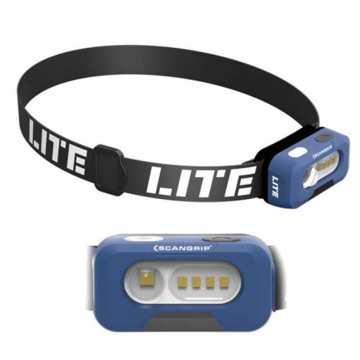 Налобный фонарь Scangrip Head Lite 03.5669 2 режима света бесконтактный ВКЛ.
