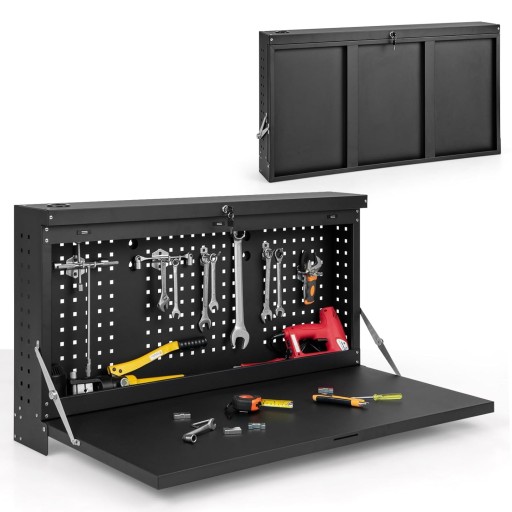 Інструментальна стінка, перфорована стінка з металевим верстаком