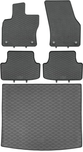 Seat Ateca Crossover 2016 - Гумові килимки + килимок в багажник