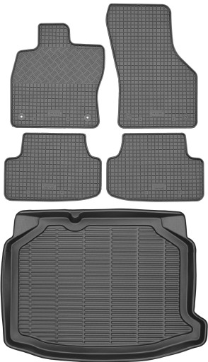 Seat Leon III Hatchback 2013-2020 SET - Коврики + коврик в багажник