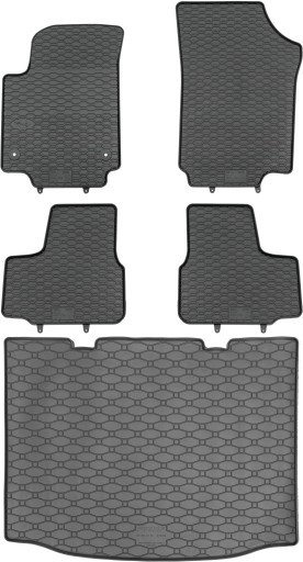 Seat Mii Hatchback 2011-2019 гумові килимки + килимок в багажник