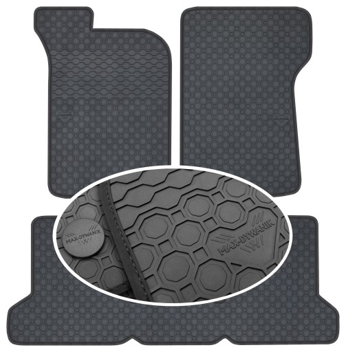 Seat Toledo I Liftback 1991-1999 Коврики резиновые PrimeLiner - черные