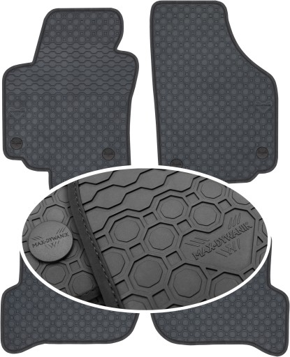 Seat Toledo III Minivan 04-08 гумові килимки PrimeLiner - Чорні