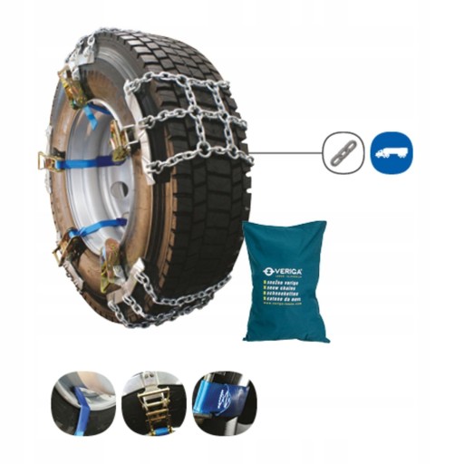 Участок цепи для колес грузовика veriga pas