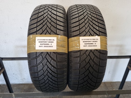 Semperit SPEED-GRIP 5 215 60 16 99H XL ПАРА ШИН DOT.2023/22R