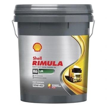Shell Rimula R6 LM 10W40 20L для DPF синтетика