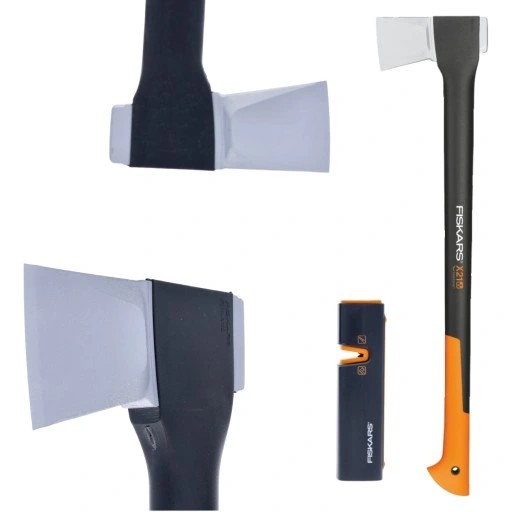 1025436 - Топор-колун FISKARS для колки дров X21 L, прочный + ТОЧИЛКА