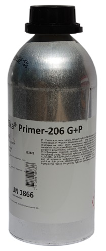 Sika Primer 206 г + p грунтовка для скла стекол поодинці. 1л Різдвяна ціна