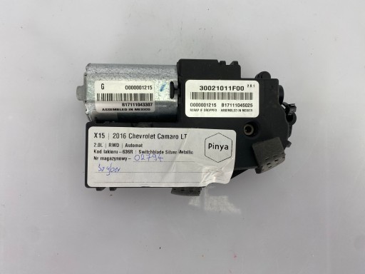 30021011F00 - Двигун люка Chevrolet Camaro 2016 + США