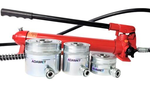 Через цилиндр гидравлический пресс 30т насос