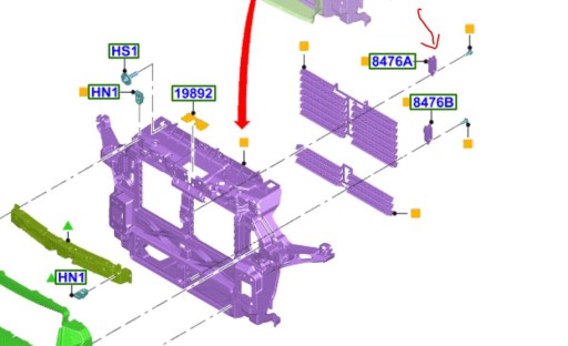 9157745 30666175 31262065 - Подушка заднего удара S60 S80 V70 99 - 2007