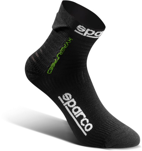 Носки Sparco Gaming Hyperspeed черно-зеленые 38-39